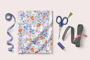 Floral Seamless Print -Spring Garden, a Pattern Graphic by MuseBloomDesigns (Thumbnail 3 of 8)