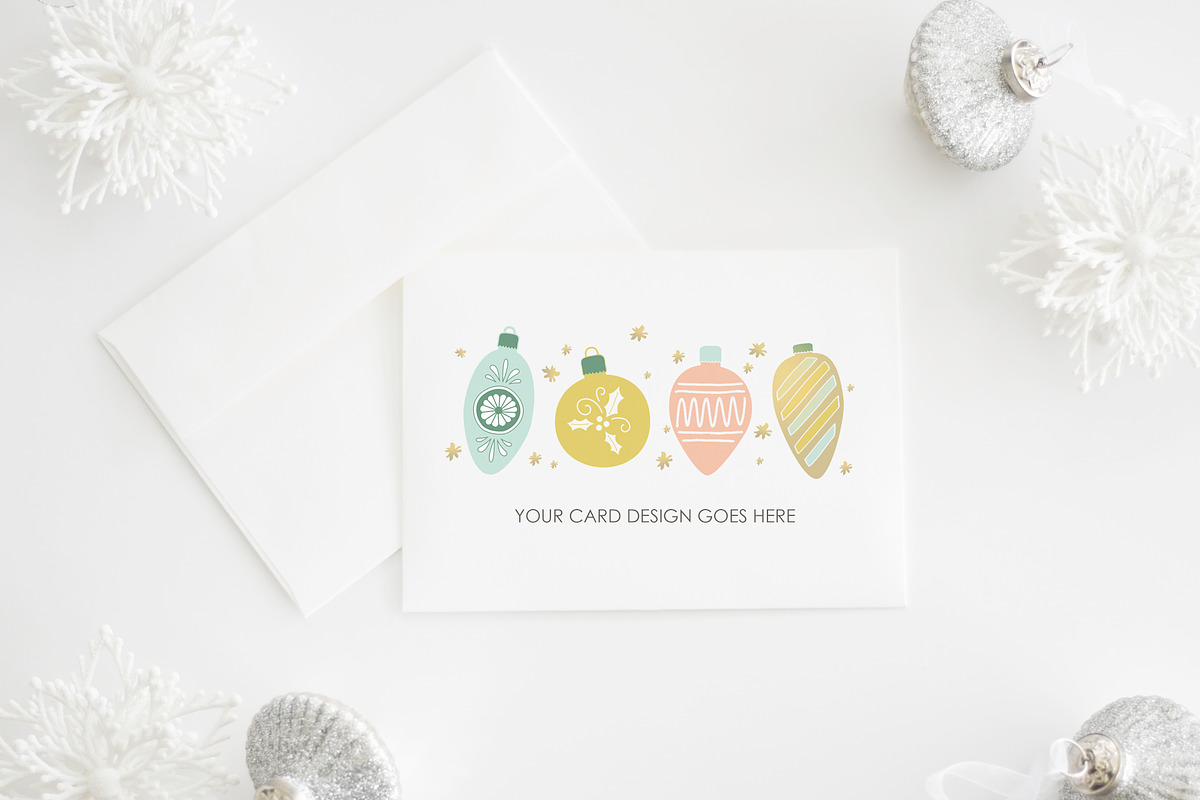 Holiday Card Mockup | landscape, a Print Template by JanaBishopCollection (Photo 1 of 2)
