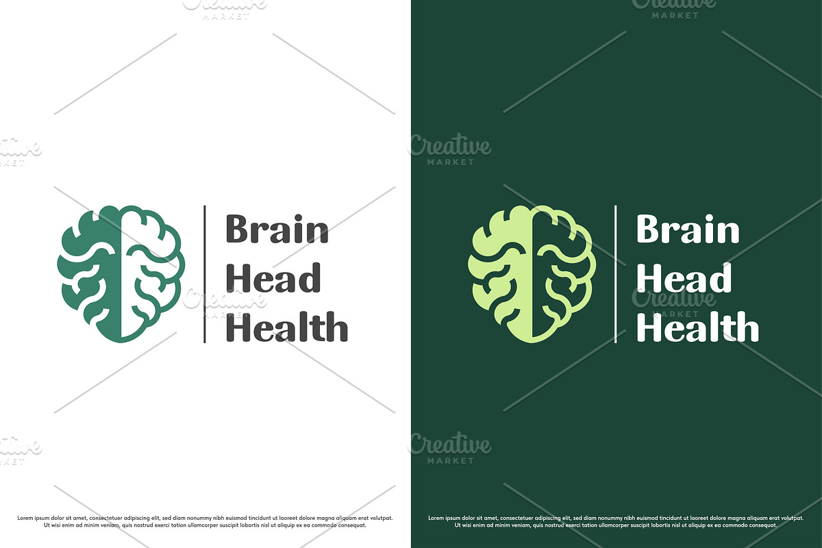 Brain Health Logo Design Template, a Branding & Logo Template by Morvana Crew
