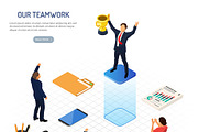 Isometric Internet Online Earnings, a Finance Illustration by TAlex (Thumbnail 4 of 7)
