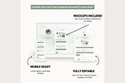 Systeme.io Sage Botanica Link in Bio, a Landing Page Template by Hayley's Digital Hub (Thumbnail 4 of 10)