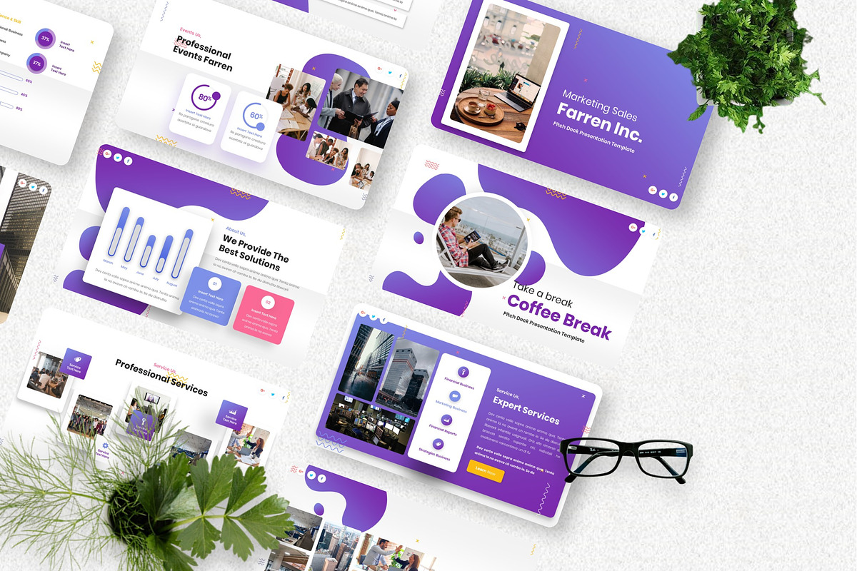 Farren - Pitch Deck Keynote, a Presentation Template by Dhabee (Photo 1 of 7)