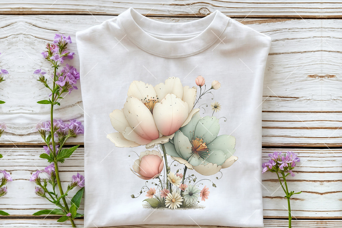 Whimsical Spring Flower Clipart, an Illustration by OK Design (Photo 5 of 6)