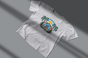Tropical Waterfall Paradise, an Object Illustration by nomlimo.com (Thumbnail 2 of 2)