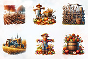 Antique Farming Autumn Sublimation, a Seasonal Illustration by RobertsArt (Thumbnail 2 of 7)