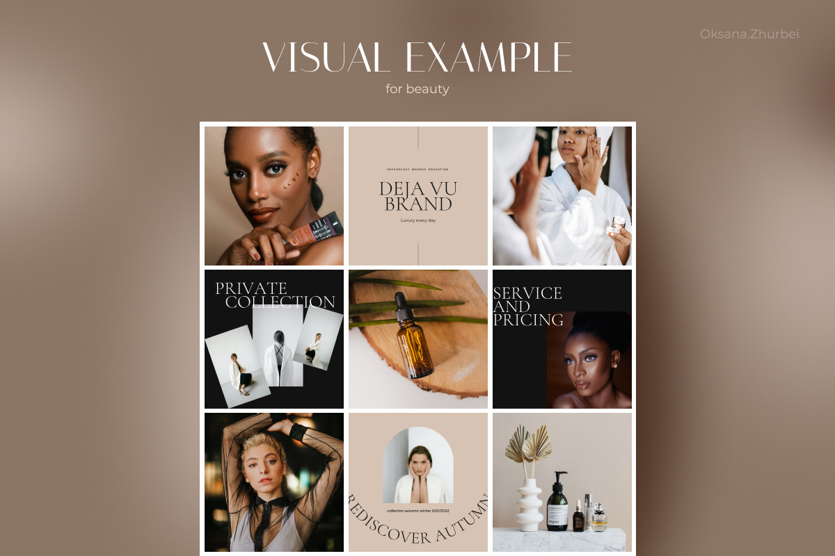 Elegant Instagram post templates, a Social Media Template by Make It Yours Lab. (Photo 7 of 12)