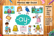 Phonics Objects Collection, an Education Illustration by Gulnara Sabirova (Thumbnail 6 of 26)