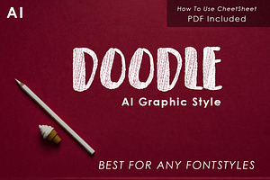 DOODLE - Scrible Graphic Style Addon, a Layer Style Add-On by Design Unique