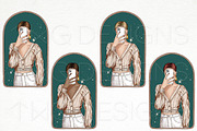 Beige Aesthetic Fashion Clip Art Set, an Illustration by TWG Designs (Thumbnail 4 of 8)