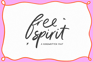 Free Spirit | Casual Script Font, a Script Font by KA Designs
