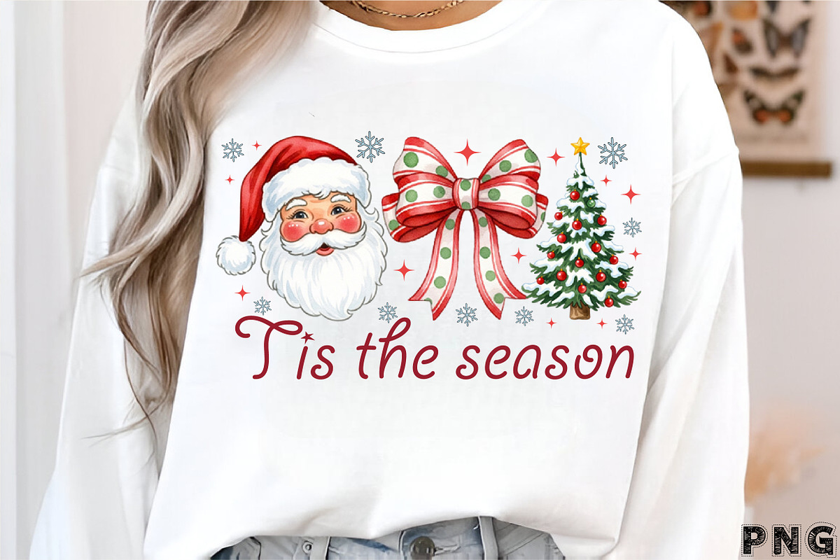 Tis the Season Christmas Png, an Illustration by Libby Wishes (Photo 1 of 6)