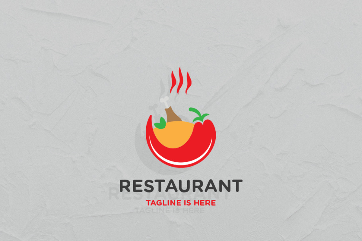 spicy food restaurant logo, a Branding & Logo Template by design_mong