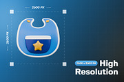 Baby Toys & Essentials 3D Icon Pack, an Object 3D Model by Haps Space (Thumbnail 2 of 4)