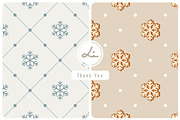 Elegant snowflake seamless pattern, a Pattern Graphic by lindoet23 (Thumbnail 1 of 3)