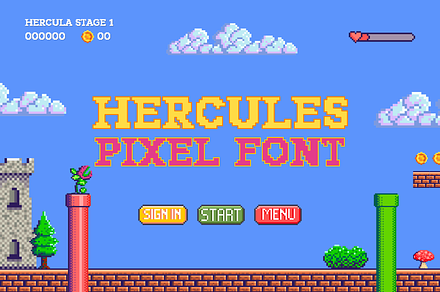 Hercules Pixel Font