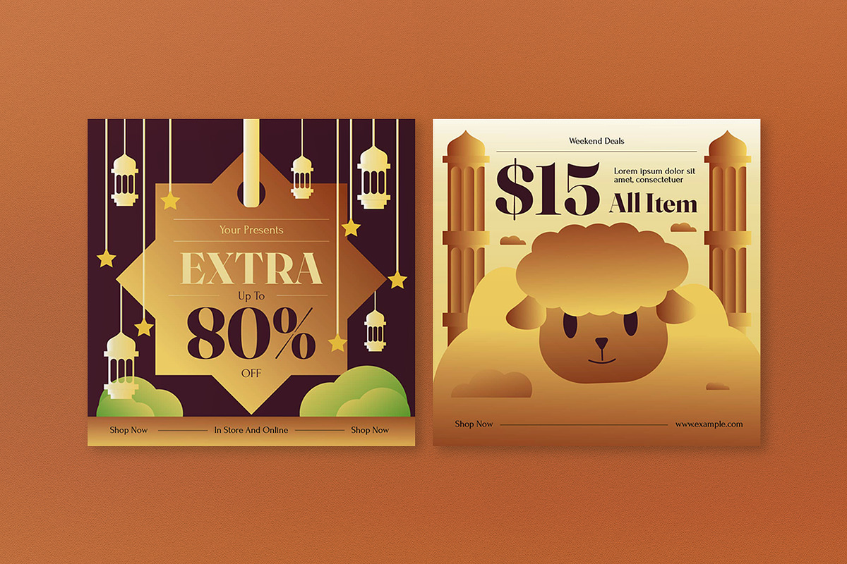Brown Y2k Evolution Sale Banner, an UI Kit Template by graphicook (Photo 4 of 5)
