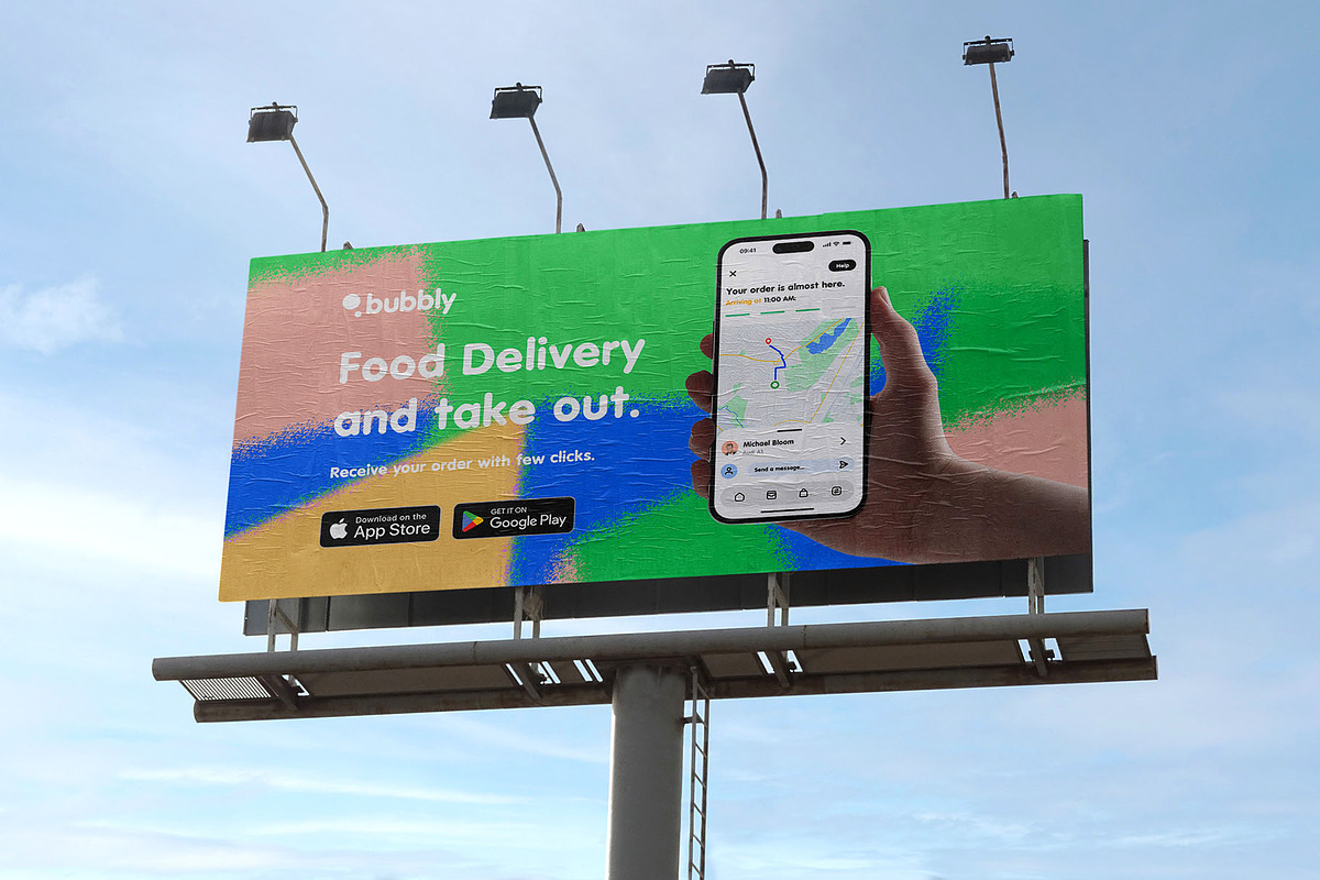 Billboard Poster Street Mockup, an Advertising Mockup by Asylab (Photo 3 of 5)