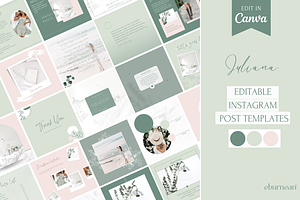 Sage Green Instagram Post Templates