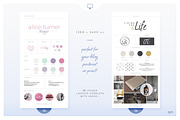 Brand Boards / Style Tiles VOL 2, a Templates & Theme by AM Studio (Thumbnail 6 of 11)
