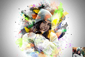 Fantasy Watercolor Photoshop Action