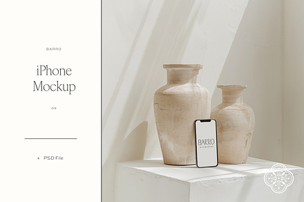 Barro iphone Mockup