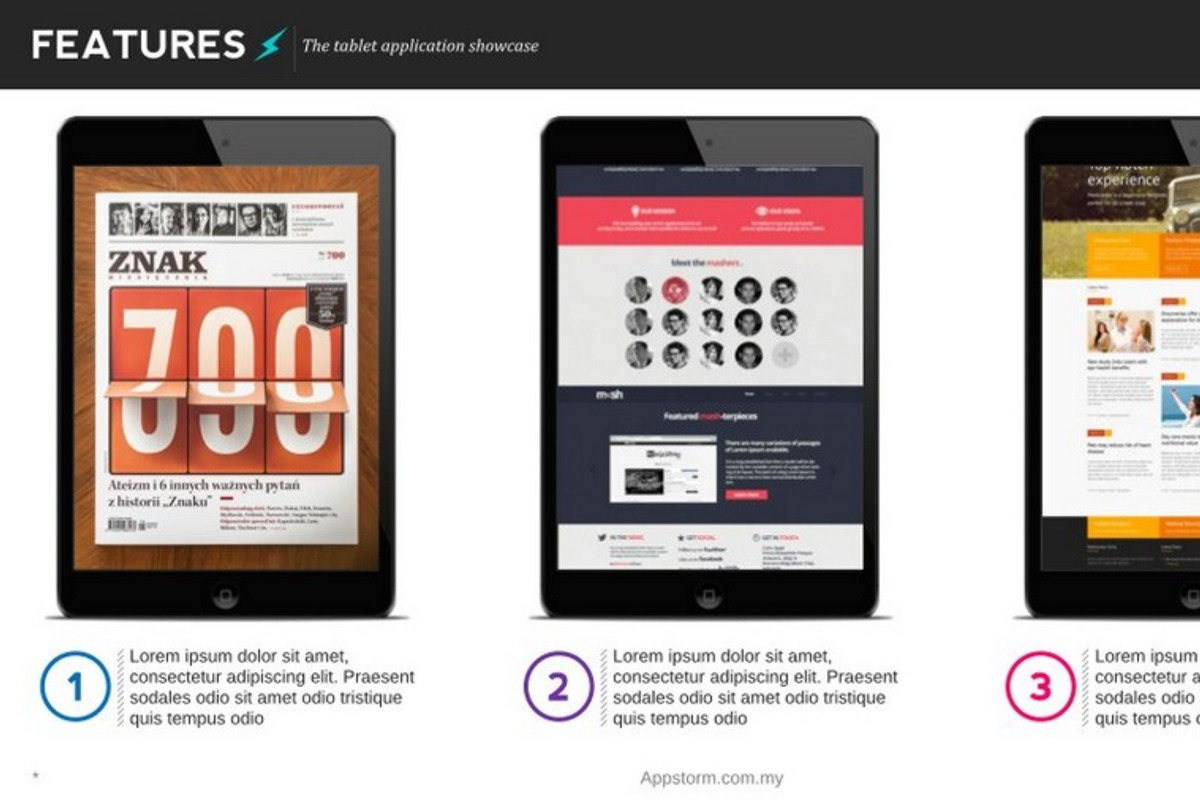 Appstorm Keynote Template, a Presentation Template by Warna Works (Photo 2 of 5)