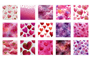 Cupids Glitter Seamless Digital Pape, an Illustration by CreationArt (Thumbnail 4 of 5)