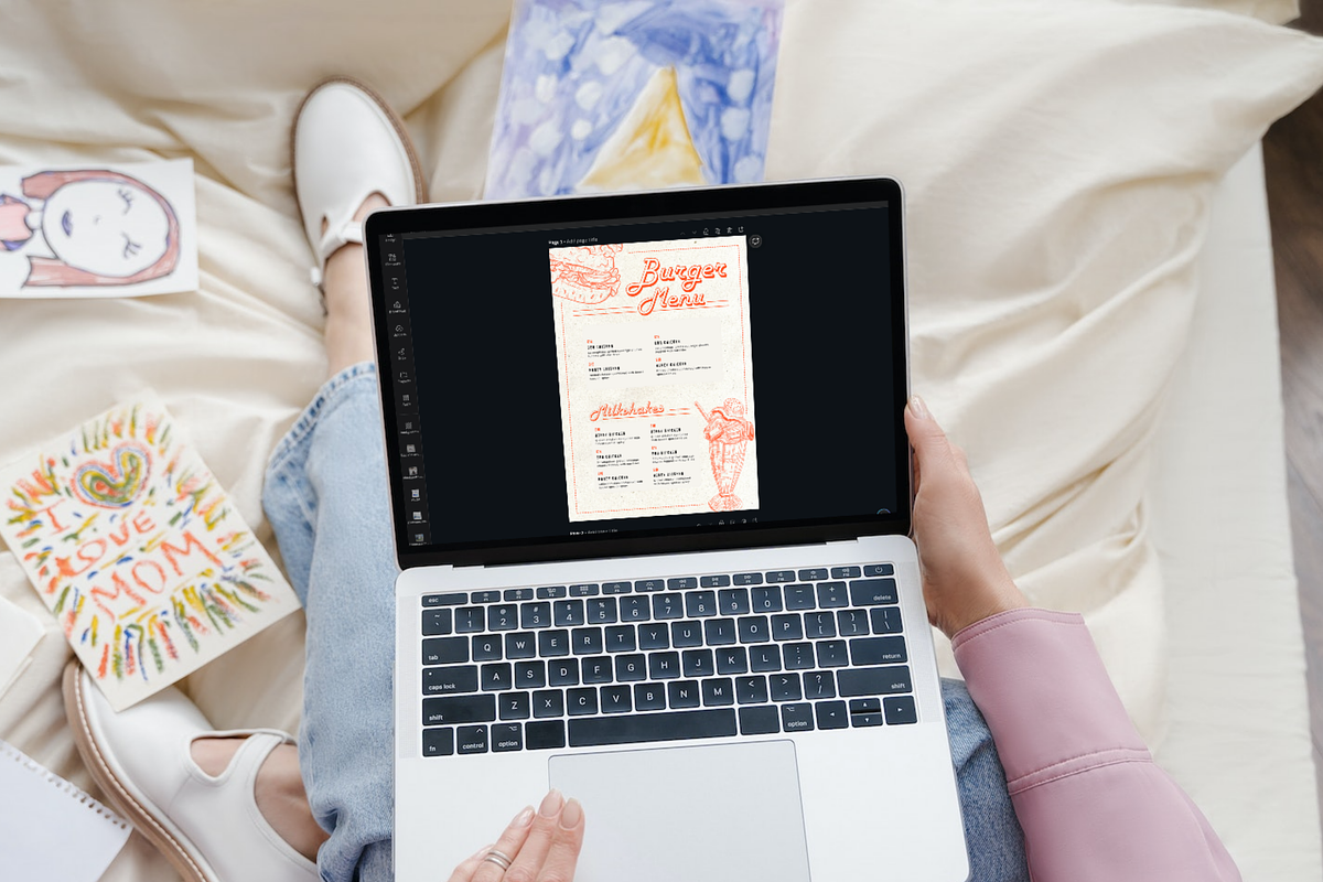Retro Diner Menu Template I Canva, a Flyer Template by The Social Stuff (Photo 8 of 10)