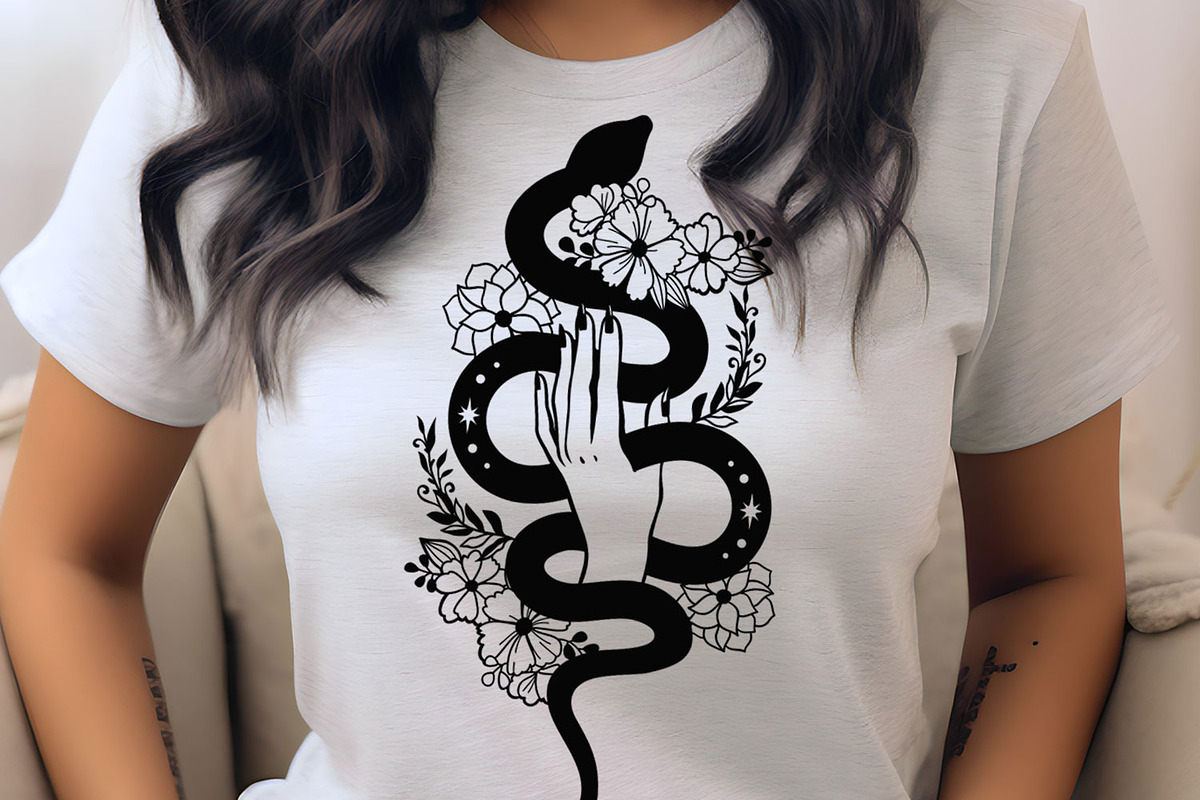 Floral Snakes SVG Collection, an Animal Illustration by TatianaCociorva (Photo 8 of 8)