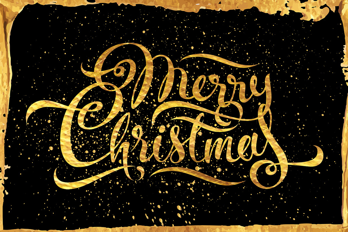 Merry Christmas Calligraphy, a Decorative Illustration by Margo Miller (Photo 22 of 24)