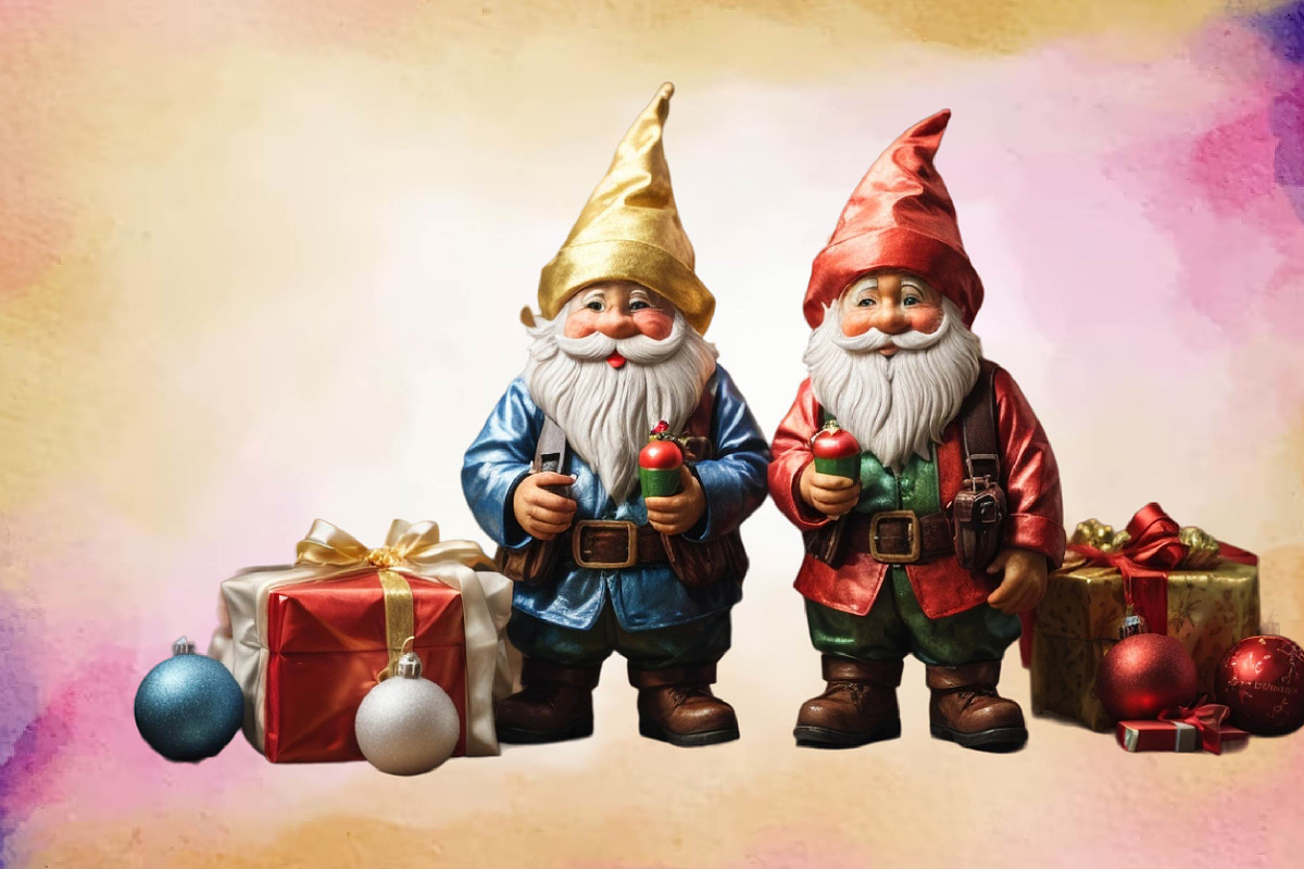 Cute Christmas Gnome Clipart Bundle, a Seasonal Illustration by Craft Nest (Photo 4 of 5)