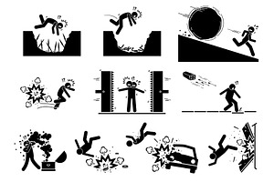 Booby Traps Setup Stick Figures Icon, an Icon by Leremy Stick Figures