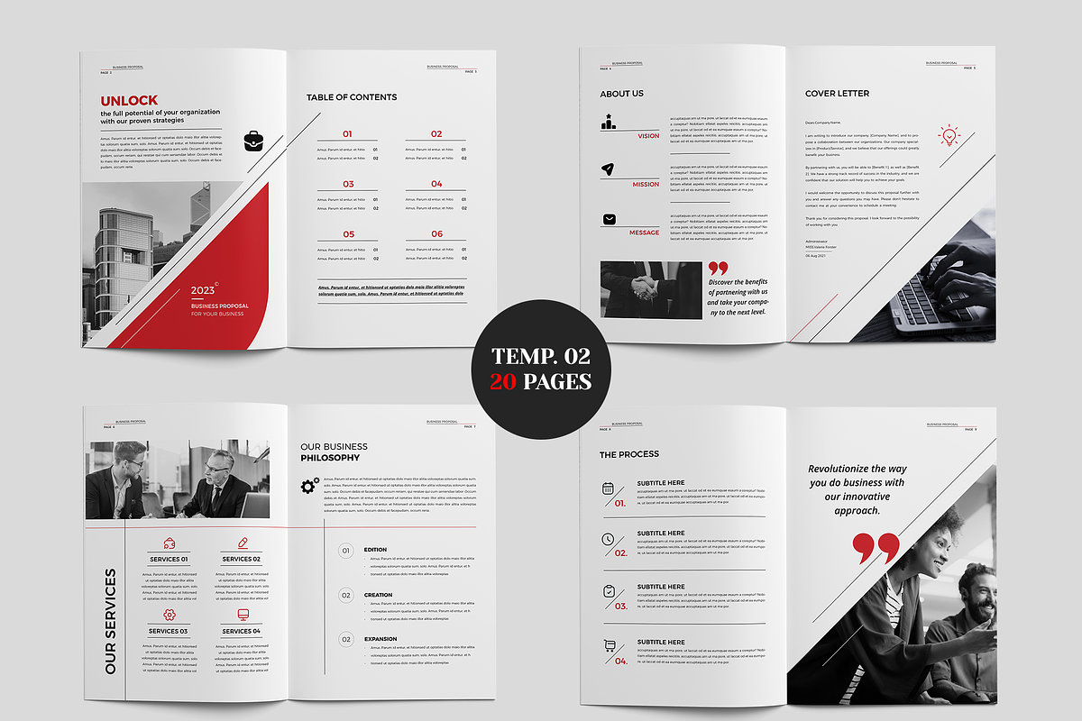 Brochure Bundle, Canva, Word, PPT, a Brochure Template by Template Zone (Photo 3 of 24)
