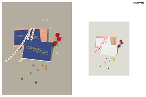 Christmas Greeting Cards Mockups 002