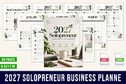 2027 Solopreneur Business Planner, a Stationery Template by Designmela01 (Thumbnail 1 of 5)
