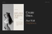 Minimalist Instagram Templates Canva, a Social Media Template by Adam and Grace (Thumbnail 5 of 22)