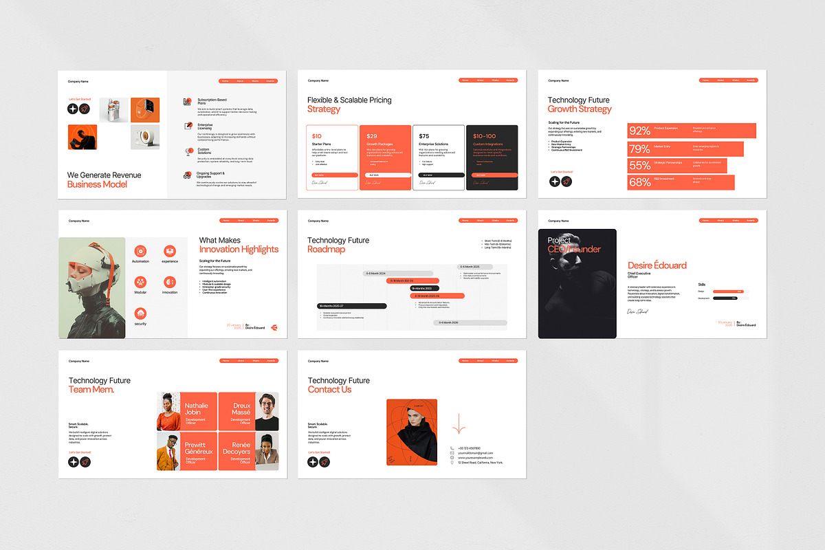 Future With Technology Presentation, a Presentation Template by evgenystudio (Photo 10 of 10)