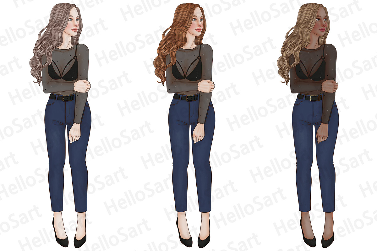 Chic ClipArt & Patterns, an Object Graphic by Hello S ART Studio ...