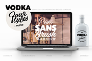Vodka Font Pack, a Sans Serif Font by Fenotype (Thumbnail 4 of 11)