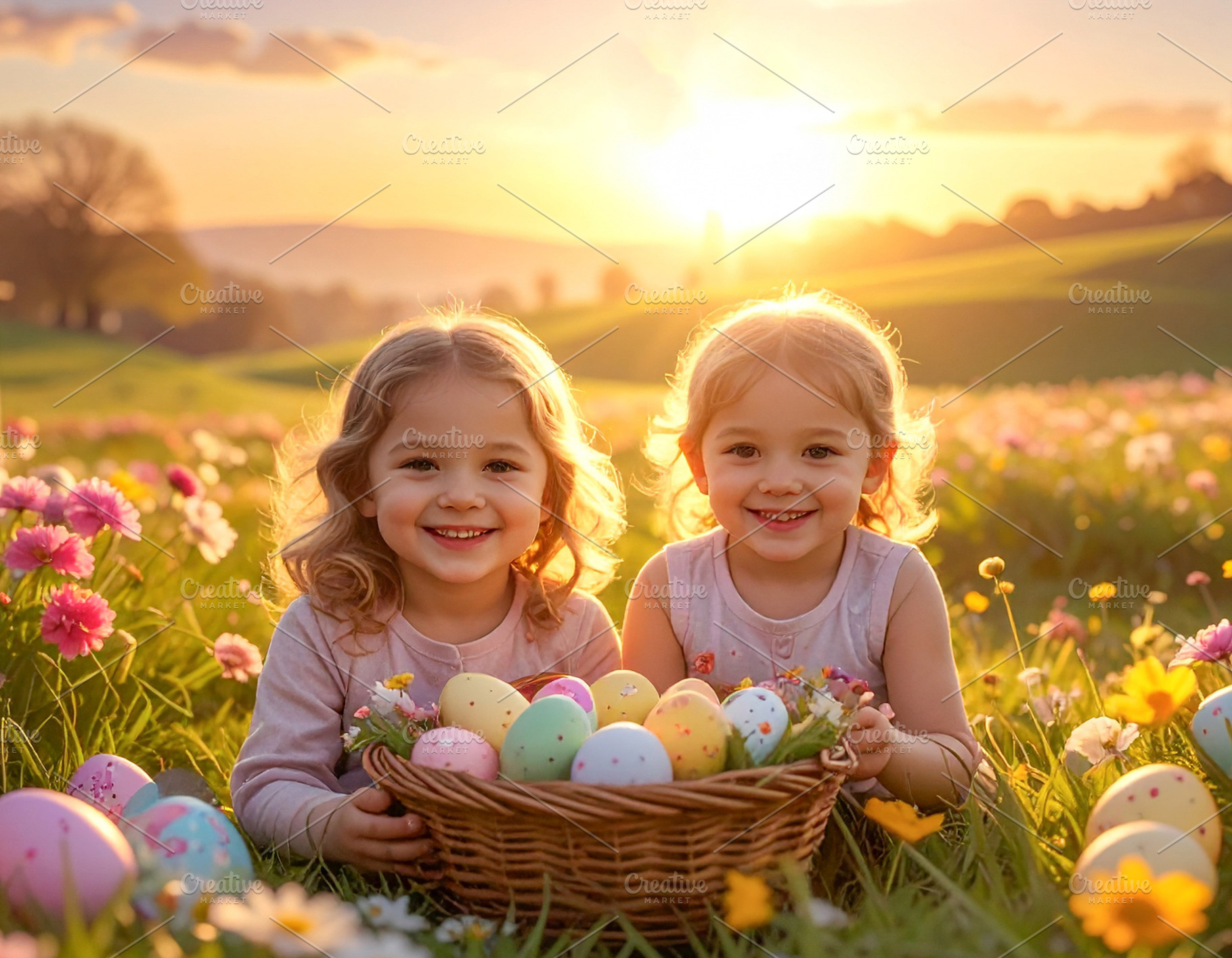 The radiant celebration of easter rebirth, a Holiday Photo by DanFLCreativo
