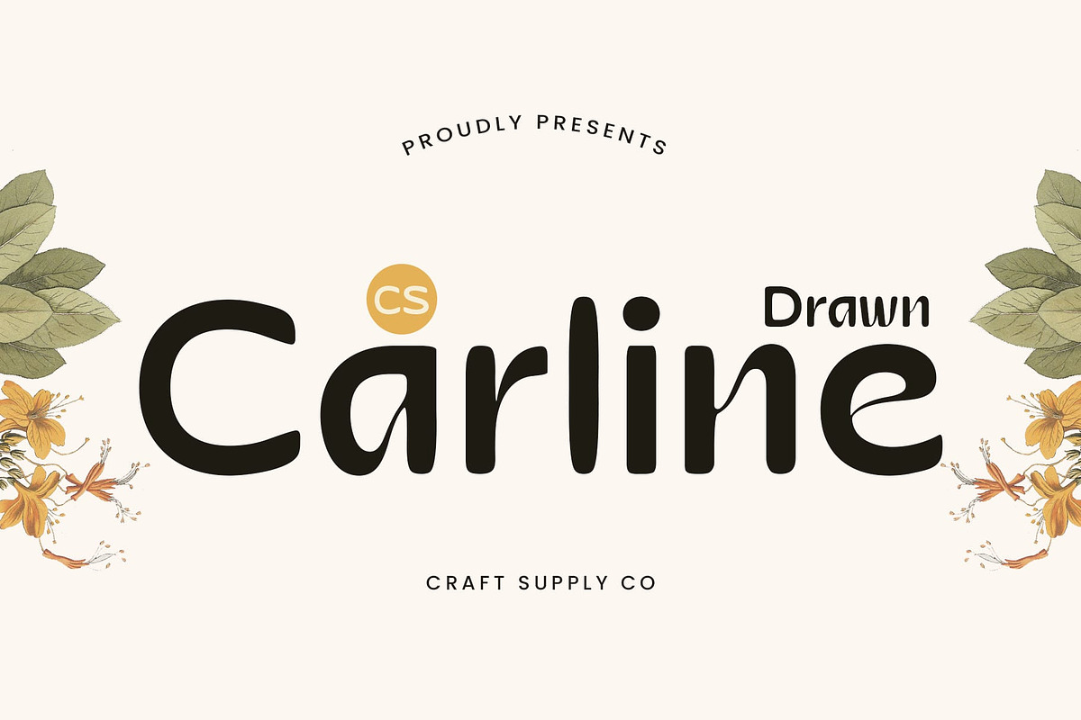 CS Carline Drawn, a Sans Serif Font by Craft Supply Co. (Photo 1 of 8)