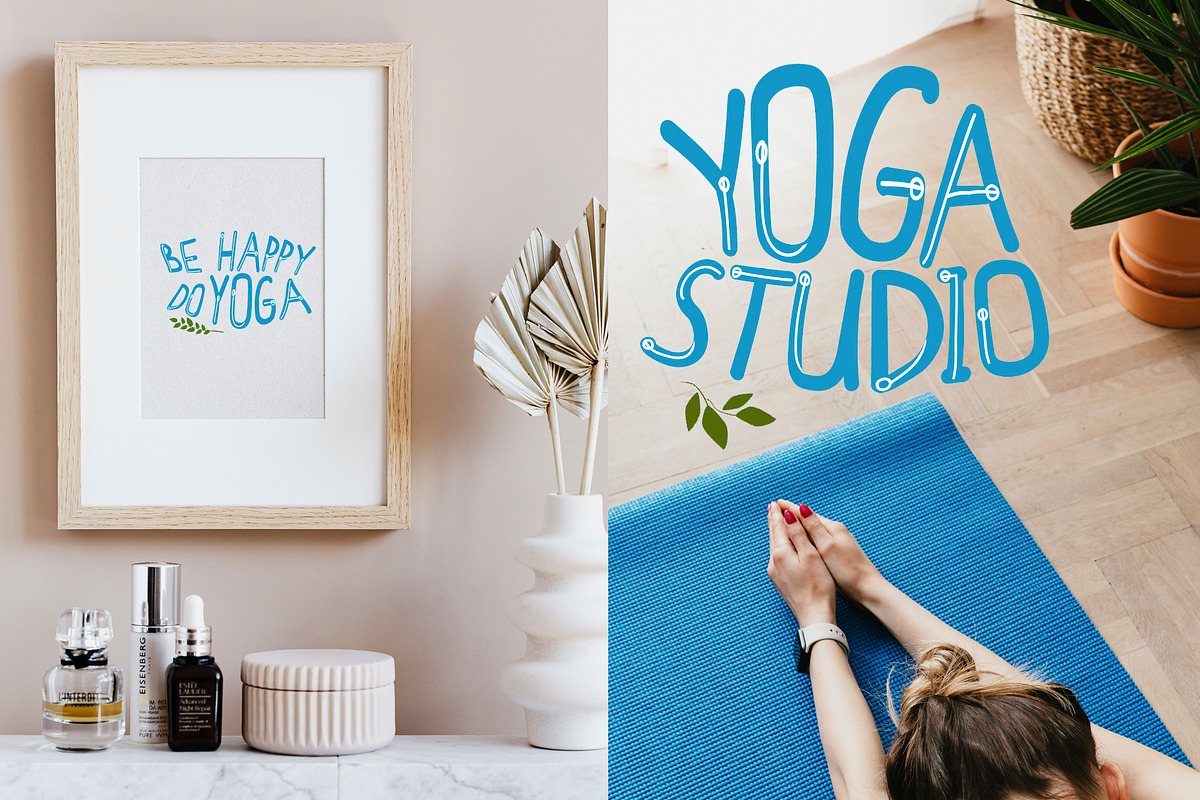 SALE! Yoga with a girl illustrations, a Decorative Illustration by Fli Store (Photo 8 of 8)