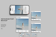 INSTAGRAM POST MOCKUP, a Print Template by NyakBiett (Thumbnail 1 of 5)