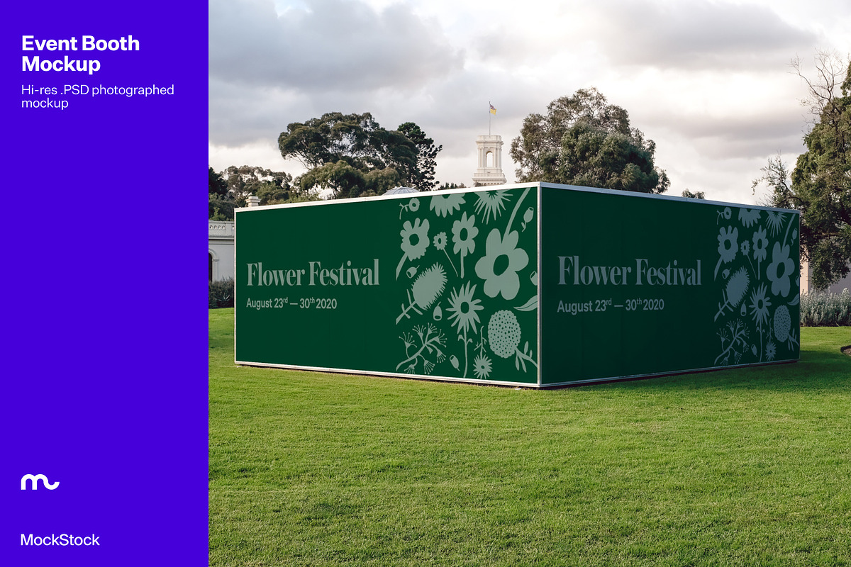 Outdoor Event Booth Mockup, a Product Mockup by mockstock (Photo 1 of 2)