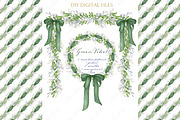 Forest Green Velvet Bow Christmas, a Graphic by LABFcreations (Thumbnail 1 of 4)
