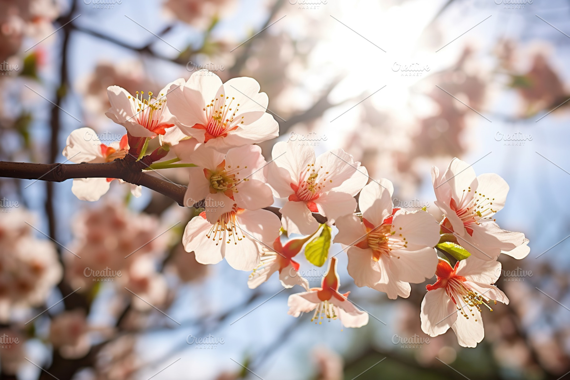 Beautiful blossom branch in the park, a Nature Photo by AlyaAnd