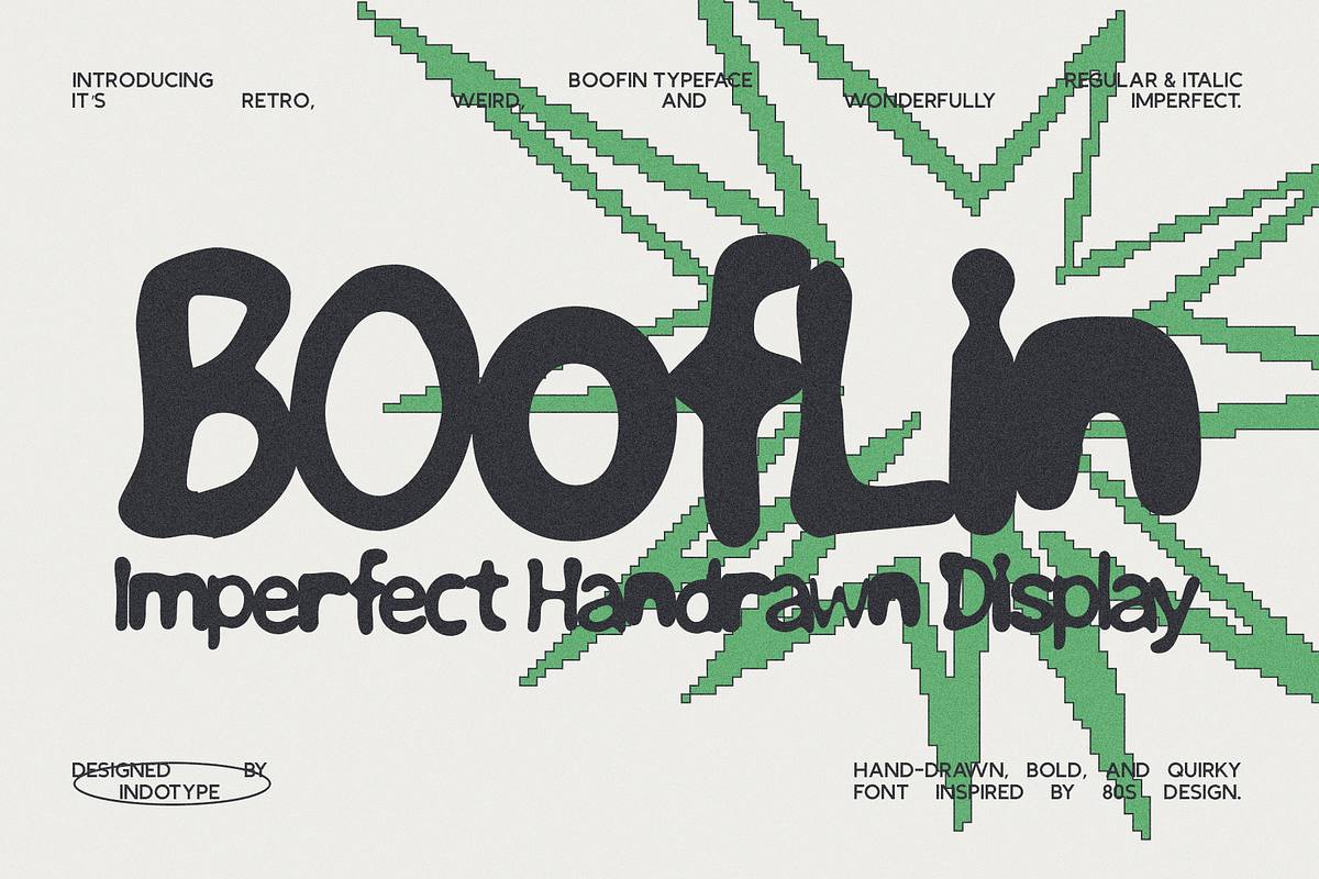 Booflin - Imperfect Hand-drawn, a Font by Indotype Foundry (Photo 1 of 10)
