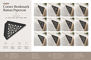 Corner Bookmark Rattan Papercut, an Object Graphic by OTVEY DESIGN (Thumbnail 1 of 13)