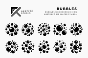 Bubbles Icon Vector, an Icon by Akatype Studio (Thumbnail 1 of 3)