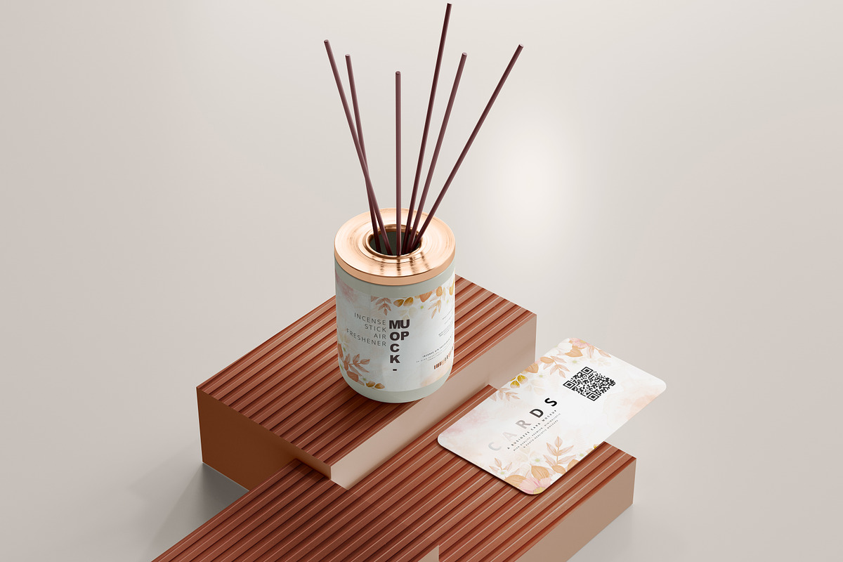 Incense Air Freshener Mockups, a Packaging Mockup by pmvch (Photo 17 of 20)